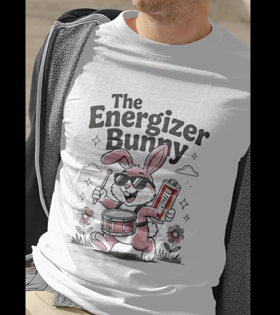 The Energizer Bunny Drummer Battery T-Shirt