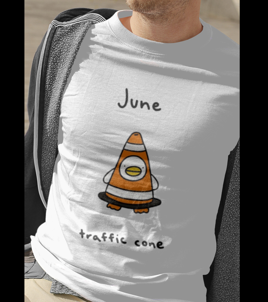 June Traffic Cone Duck Animal T-Shirt