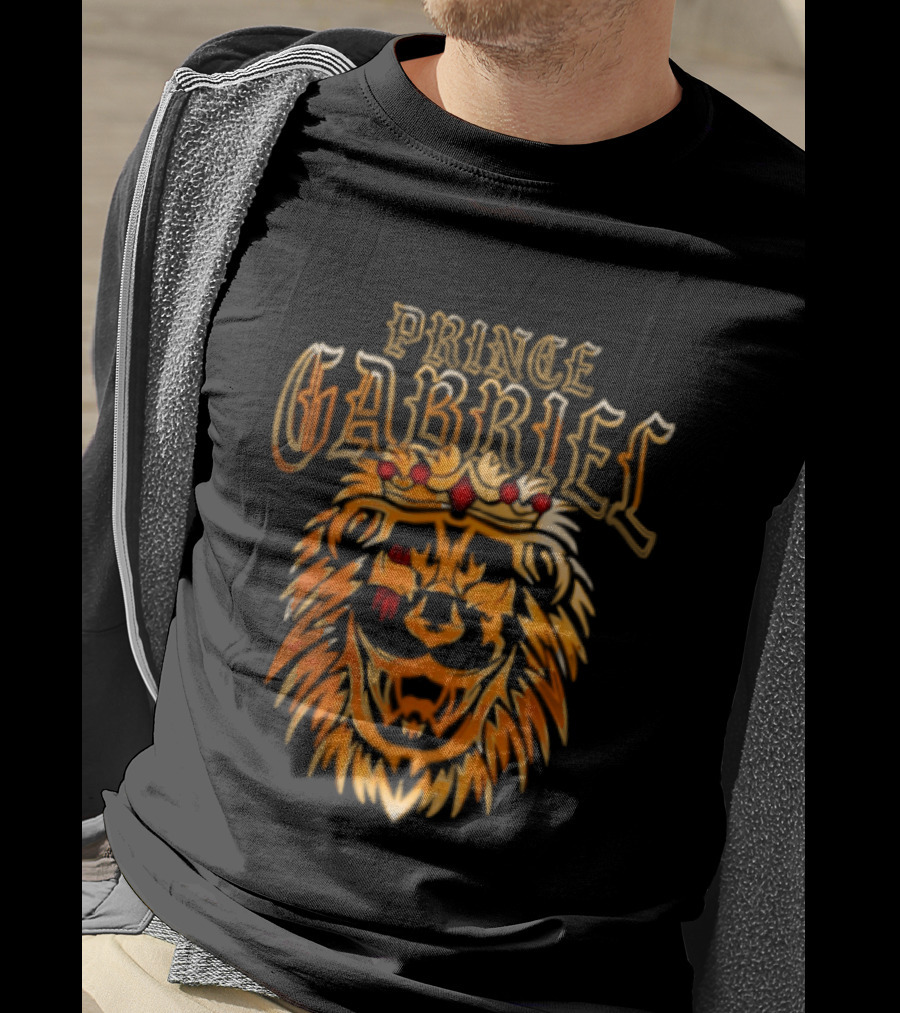 Prince Gabriel Lion King Crown Royal King T-Shirt