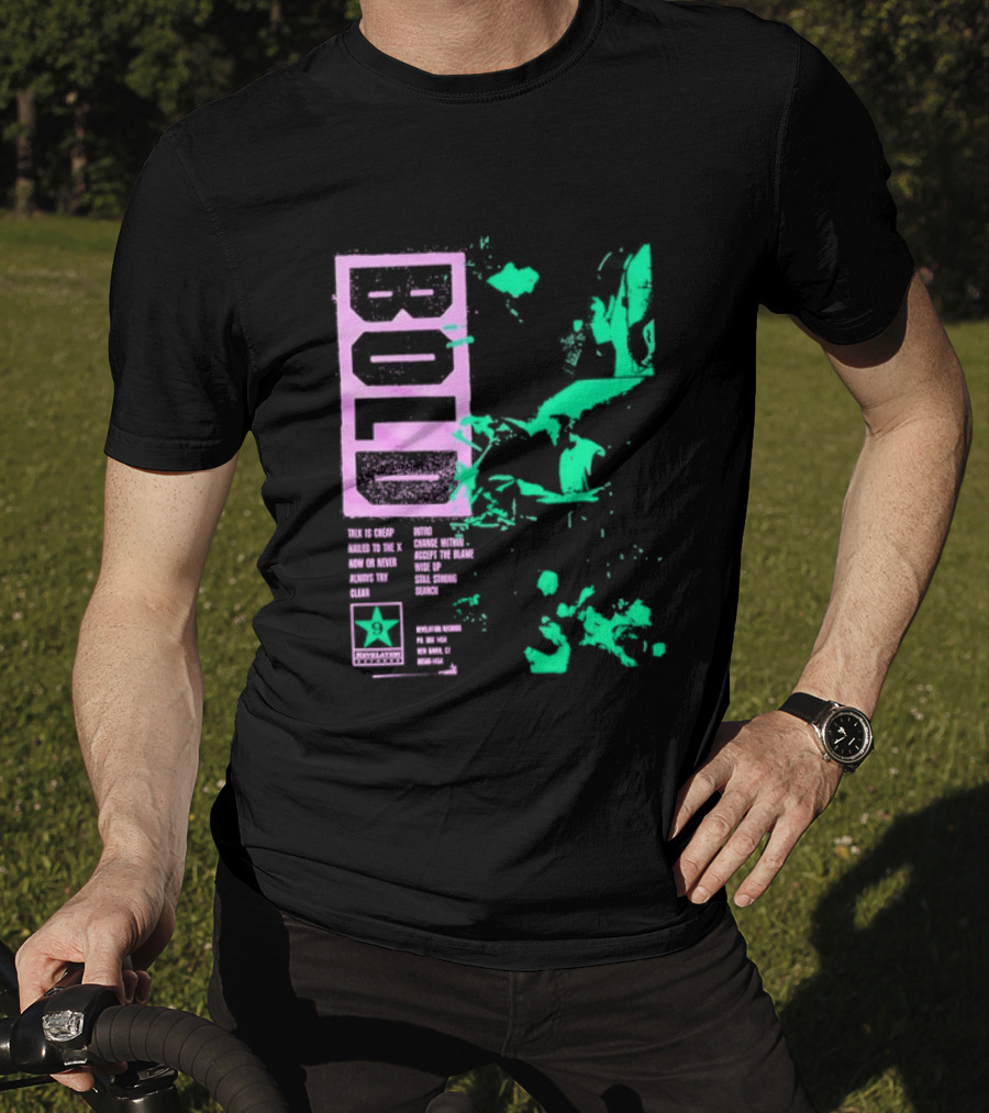 Revelation Records Talk Is Cheap Nailed To The X Positive Scene Unity Hardcore Punk T-Shirt