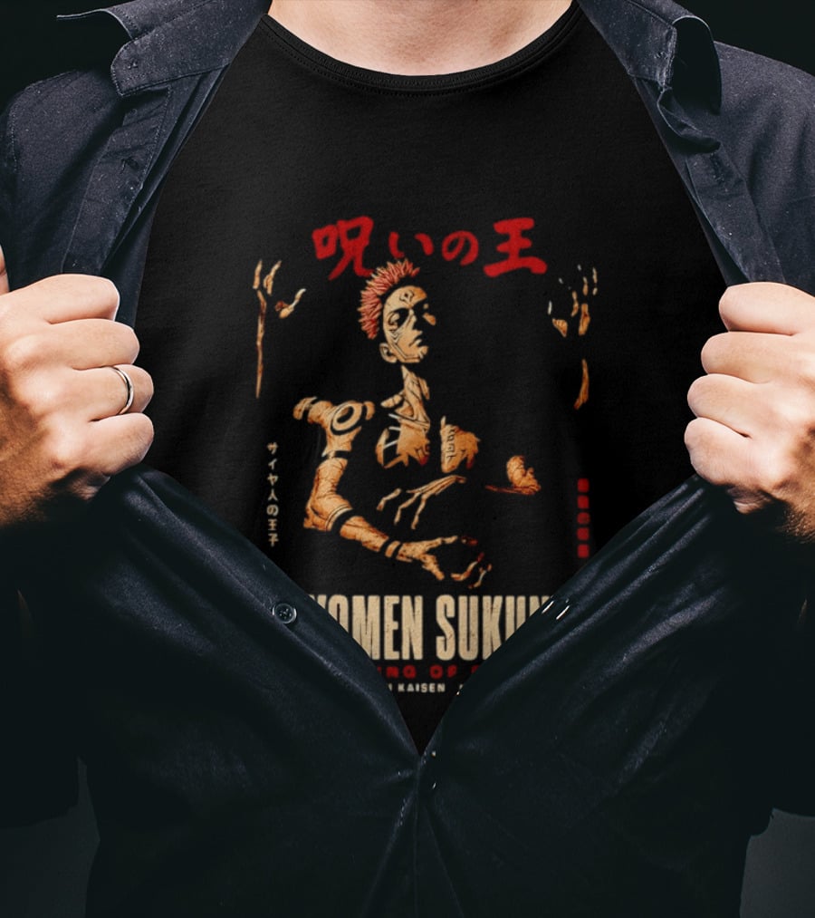 Ryomen Sukuna The King Of Curses Jujutsu Kaisen Cursed Heian Era T-Shirt