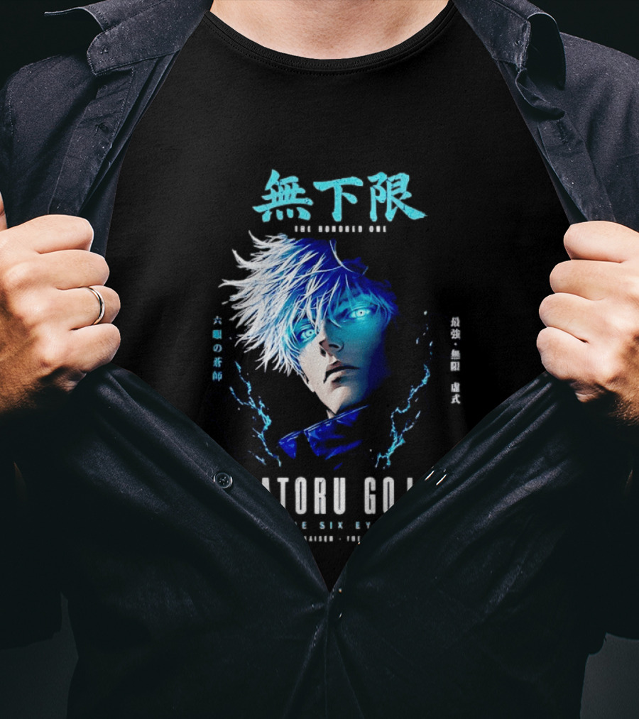 Satoru Gojo The Six Eyes Jujutsu Kaisen The Honored One T-Shirt
