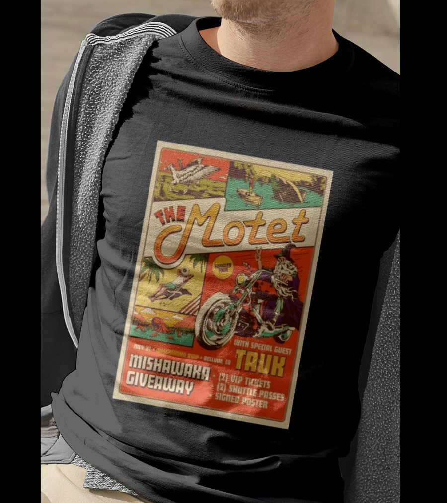 The Motet Summer Tour Mishawaka Amphitheatre July 31 Tauk Bellevue CO Giveaway VIP Tickets Shuttle Passes Signed T-Shirt