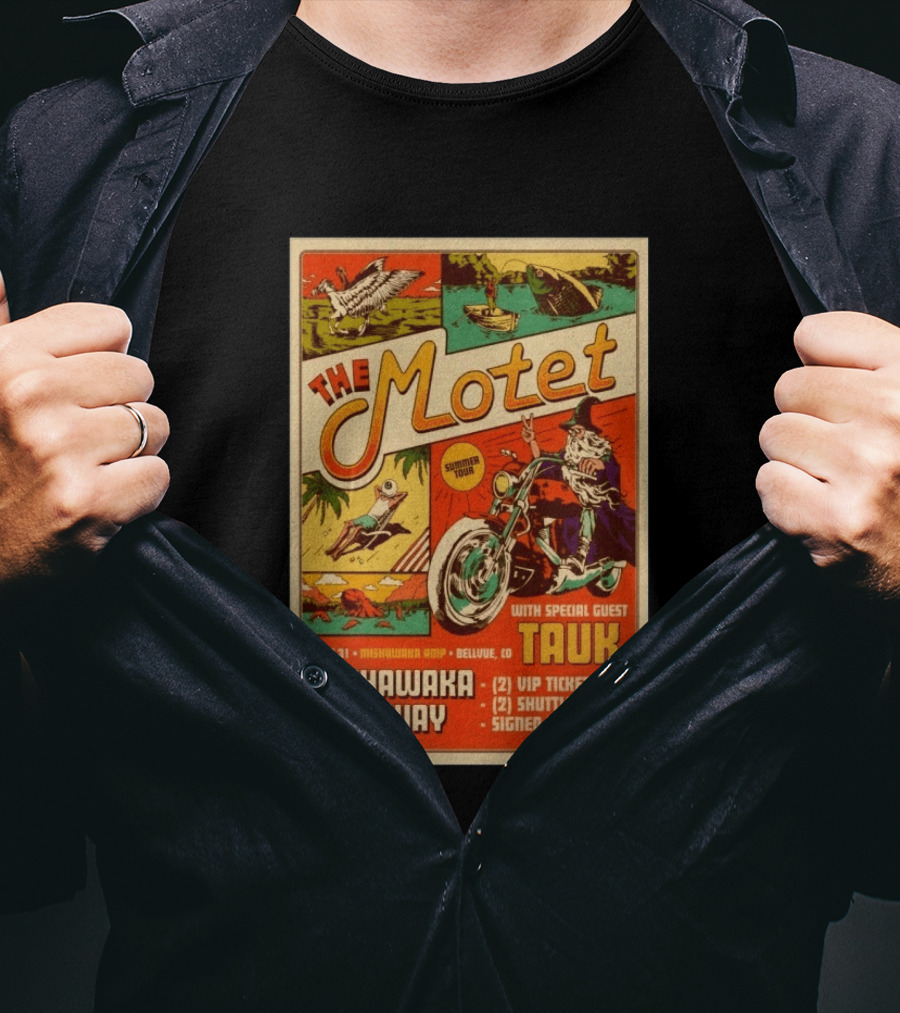 The Motet Summer Tour Mishawaka Amphitheatre July 31 Tauk Bellevue CO Giveaway VIP Tickets Shuttle Passes Signed T-Shirt