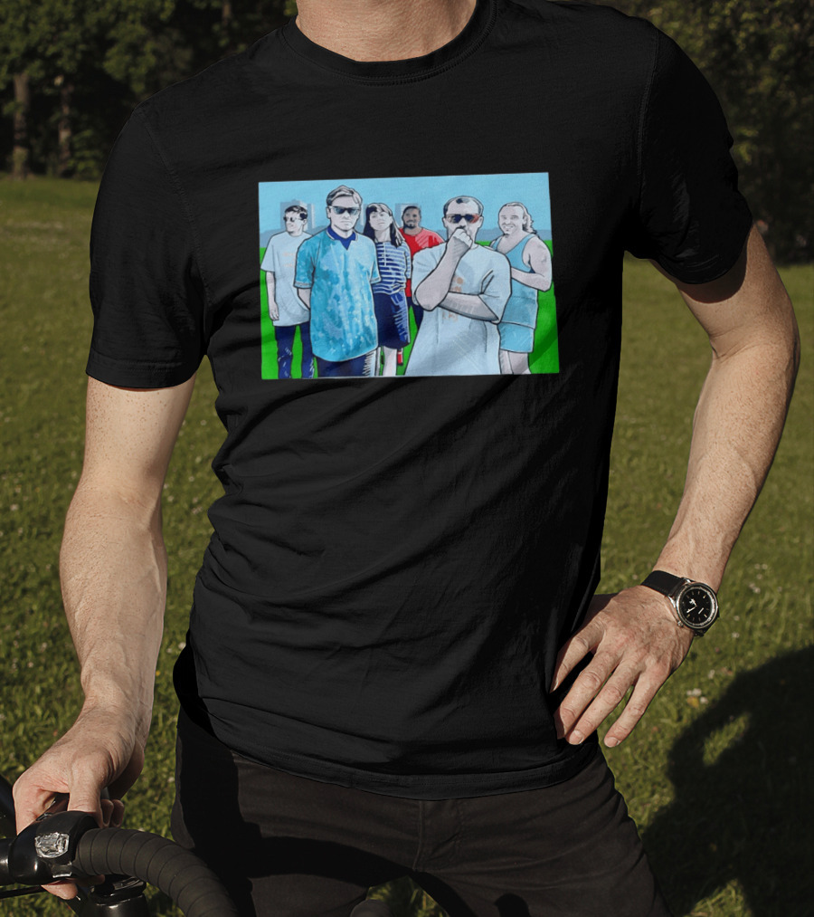 The Office Cast Illustrated Group Scene T-Shirt
