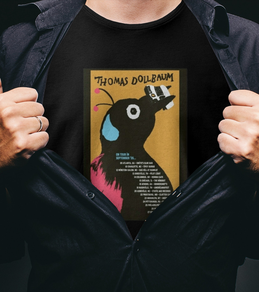 Thomas Dollbaum 2026 Tour September Concert Dates And Cities List T-Shirt