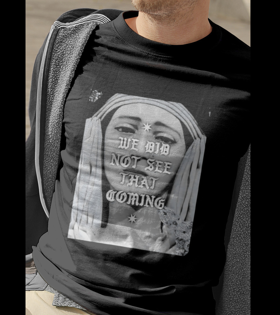 We Did Not See That Coming Crying Statue Iconic Emotional Surprise T-Shirt