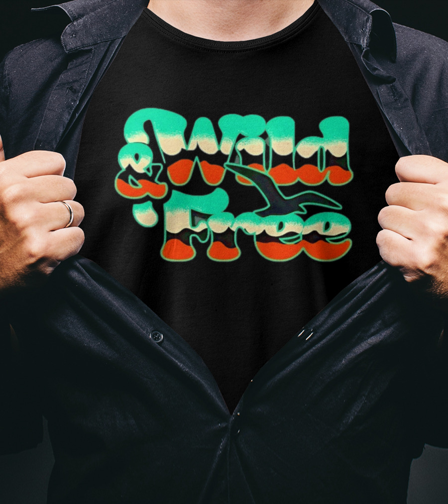 Wild And Free Bird Flight T-Shirt