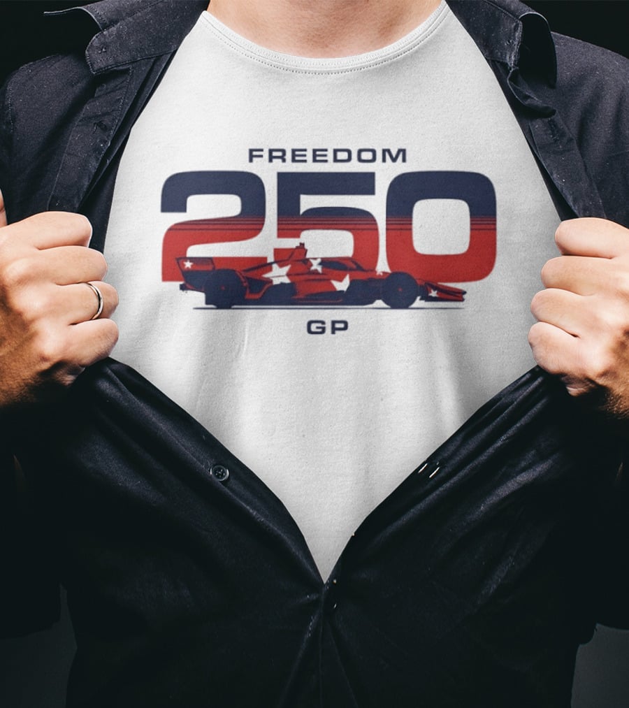 Freedom 250 Grand Prix Racing Car GP 2026 T-Shirt