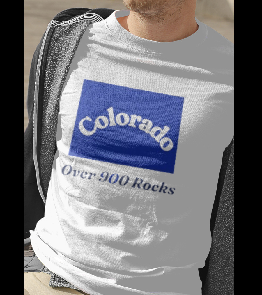 Colorado Over 900 Rocks Geology Nature Humor Celebration Stone Enthusiasts T-Shirt