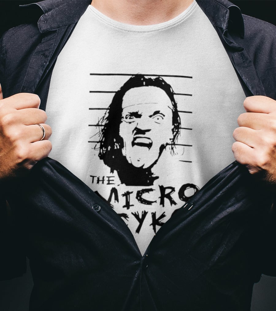 John Weena Wearing The Micro Syko Iconic Face T-Shirt