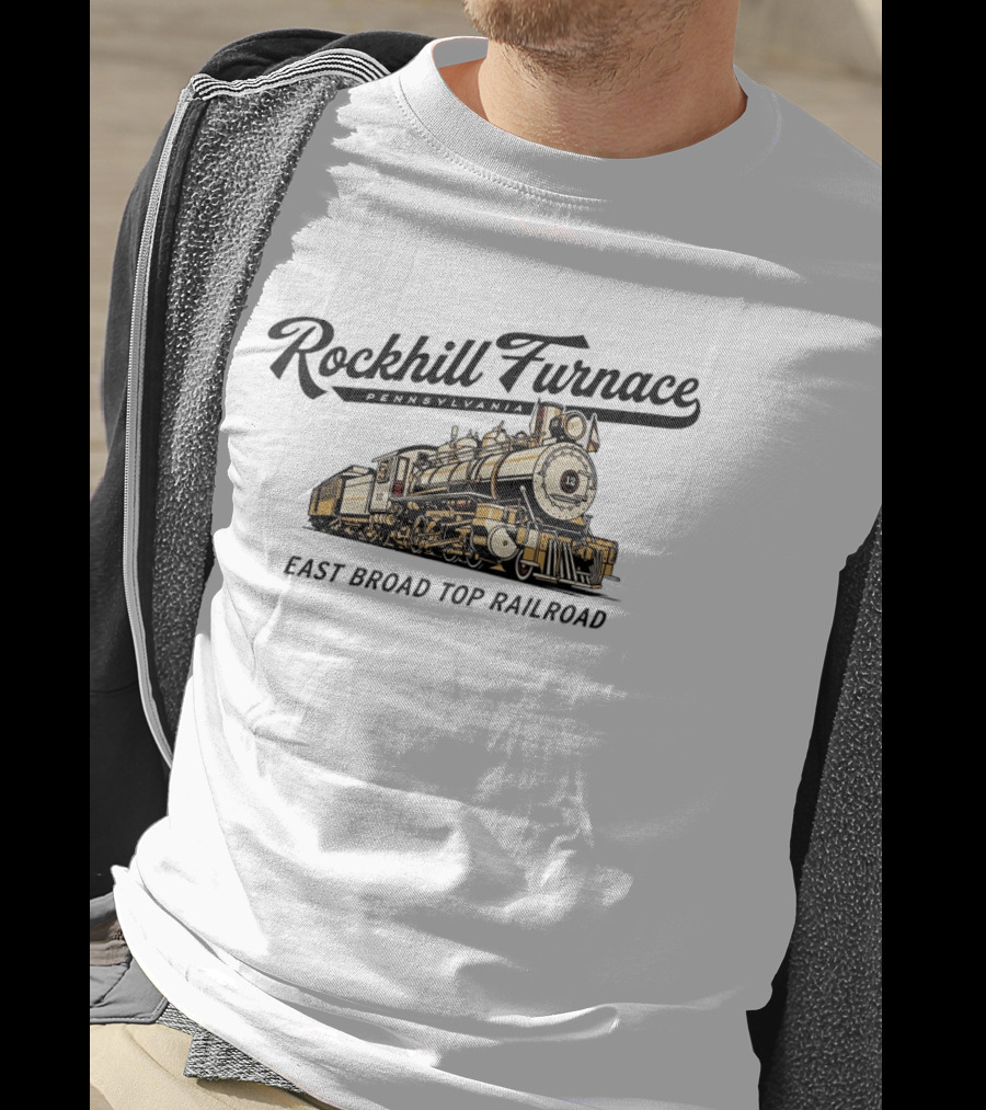 Rockhill Furnace Pennsylvania East Broad Top Railroad Steam Train 12 T-Shirt