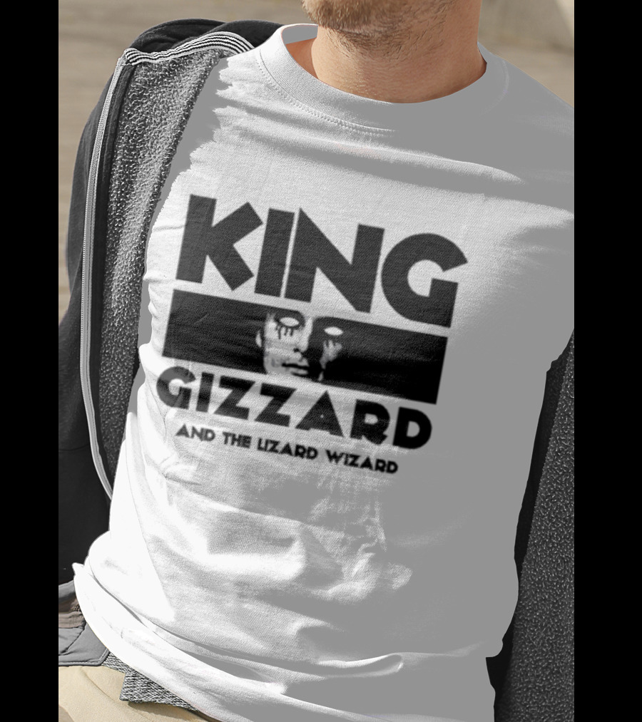 King Gizzard And The Lizard Wizard Face Illusion T-Shirt