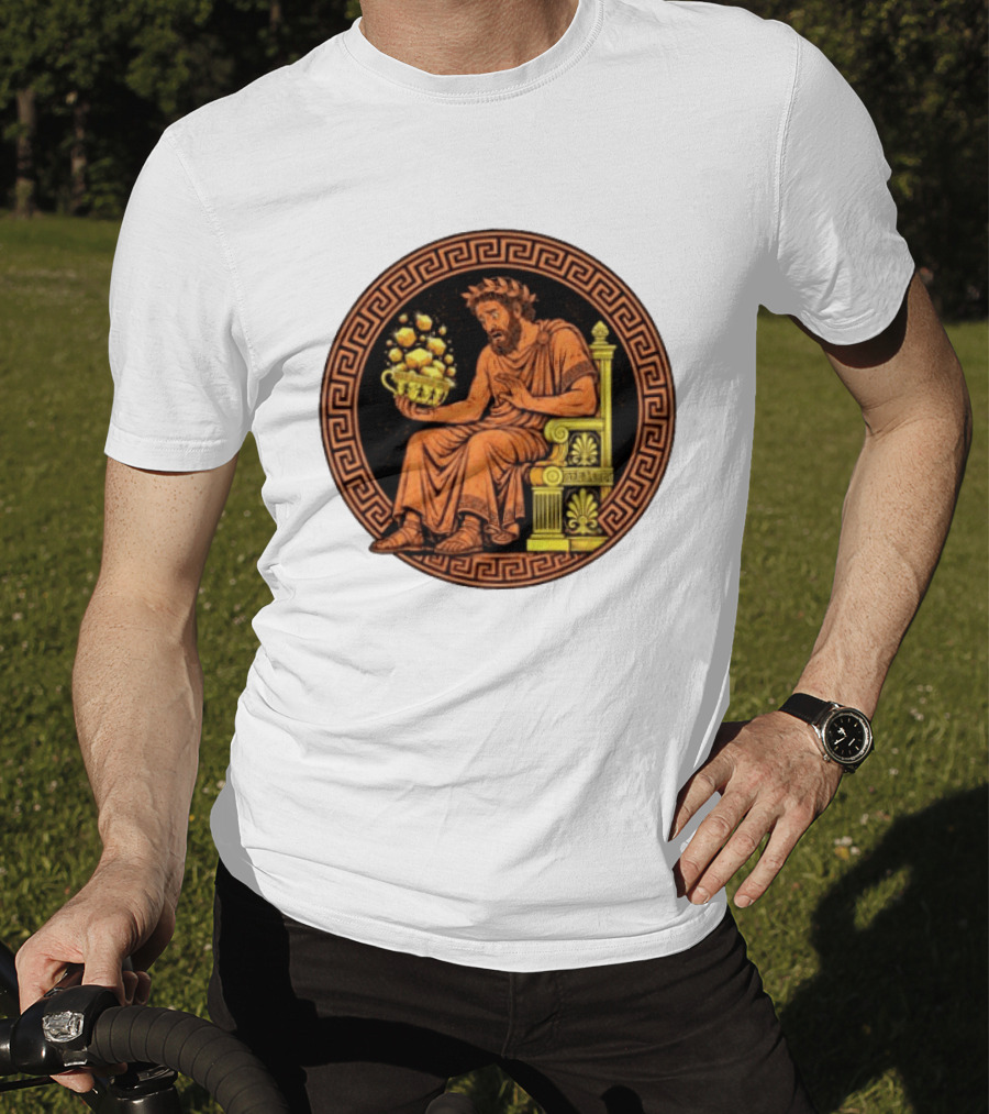 King Midas Ancient Greek Mythology Gold Transformative Touch T-Shirt