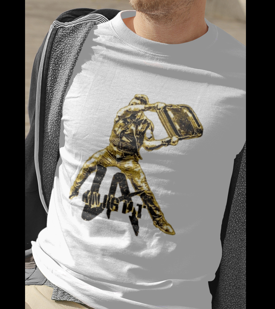 LA Knight Wrestling Iconic Folding Chair Action T-Shirt