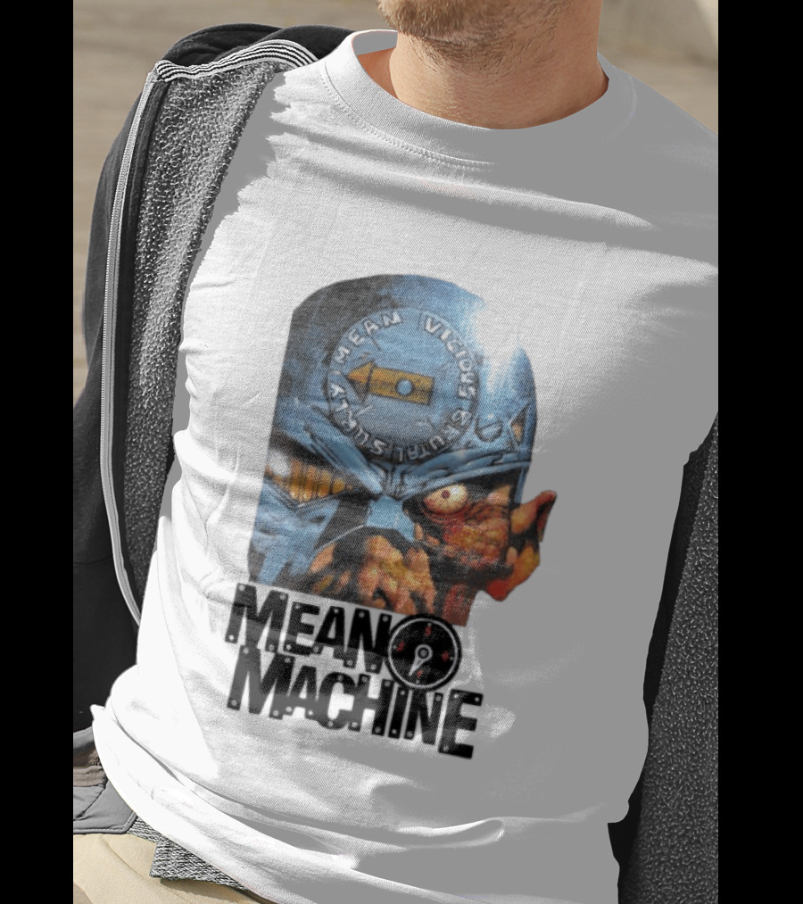 Mean Machine Mean Vicious Brutal Surly 2000 AD T-Shirt