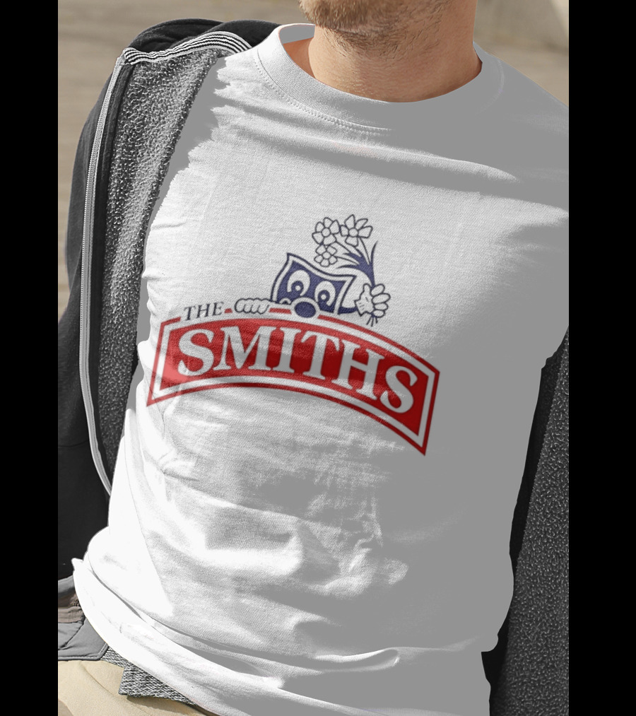 The Smiths Band Indie Rock Morrissey Sneaky Pete Peeking Lilac Daisies T-Shirt