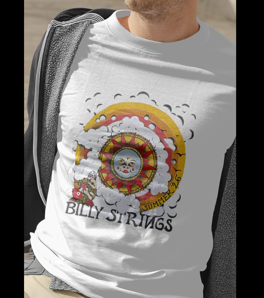 Billy Strings Sun Face Summer 2026 Tour T-Shirt