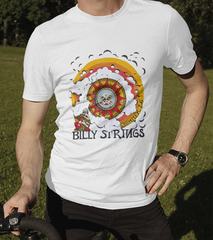 Billy Strings Sun Face Summer 2026 Tour T-Shirt