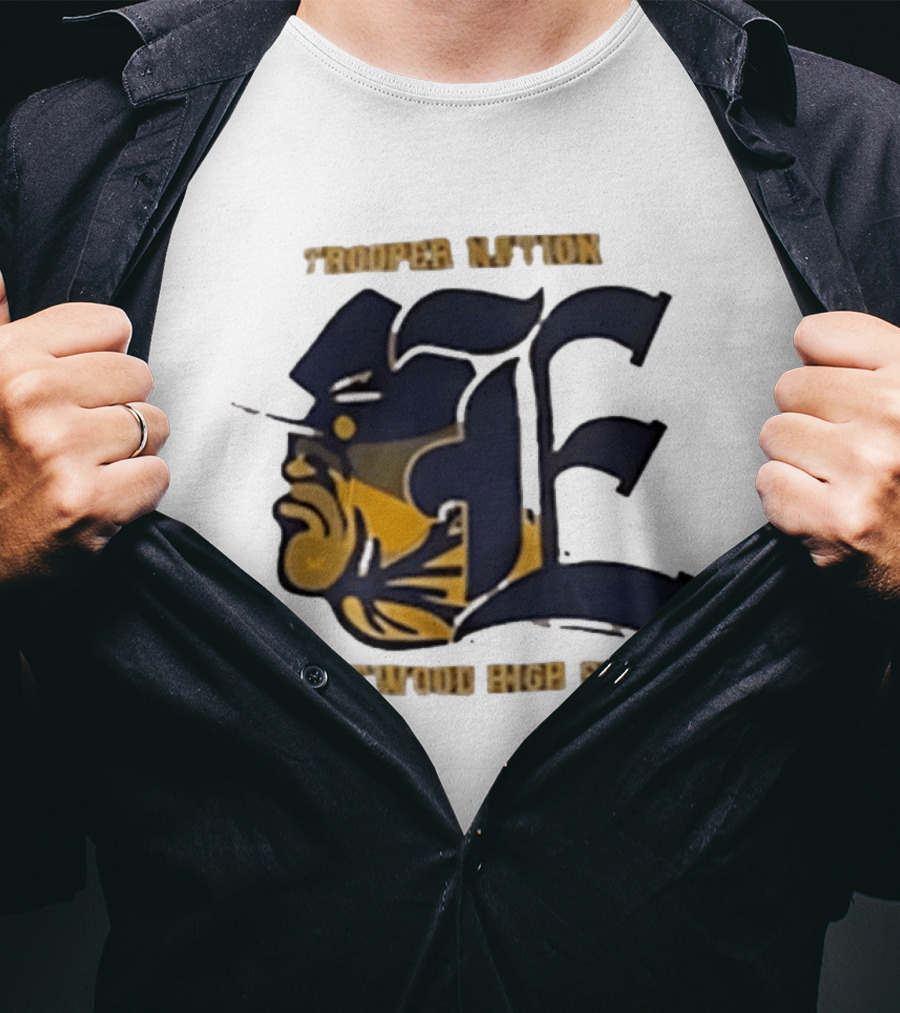 Trooper Nation Eastwood High School Football FE T-Shirt