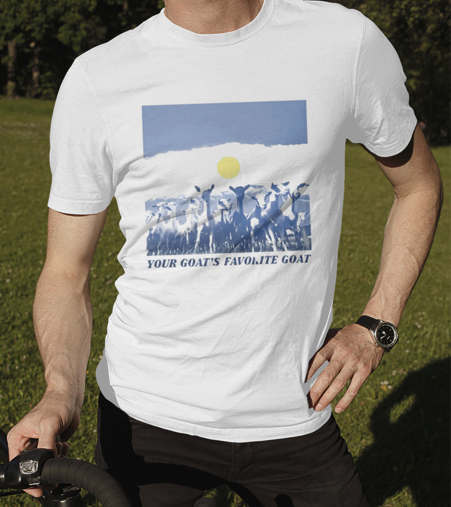 YOUR GOAT'S FAVORITE GOAT Moonlit Pasture T-Shirt