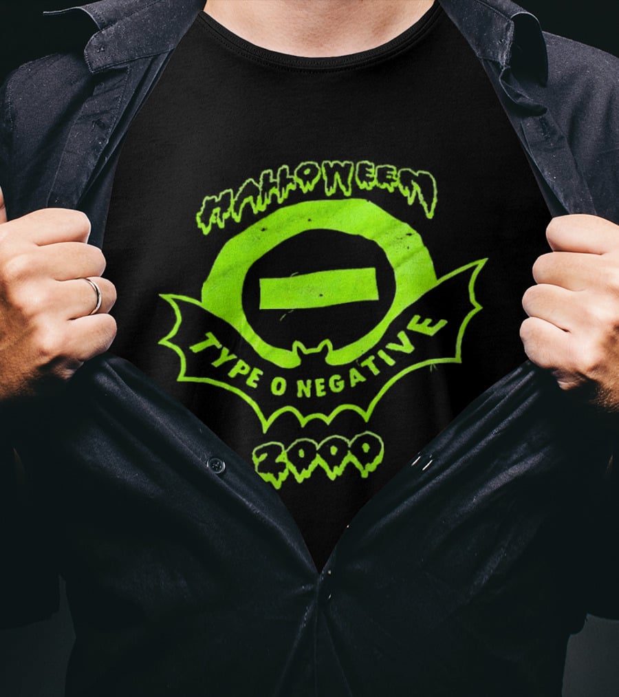 Halloween Type O Negative 2000 Gothic Metal Band T-Shirt