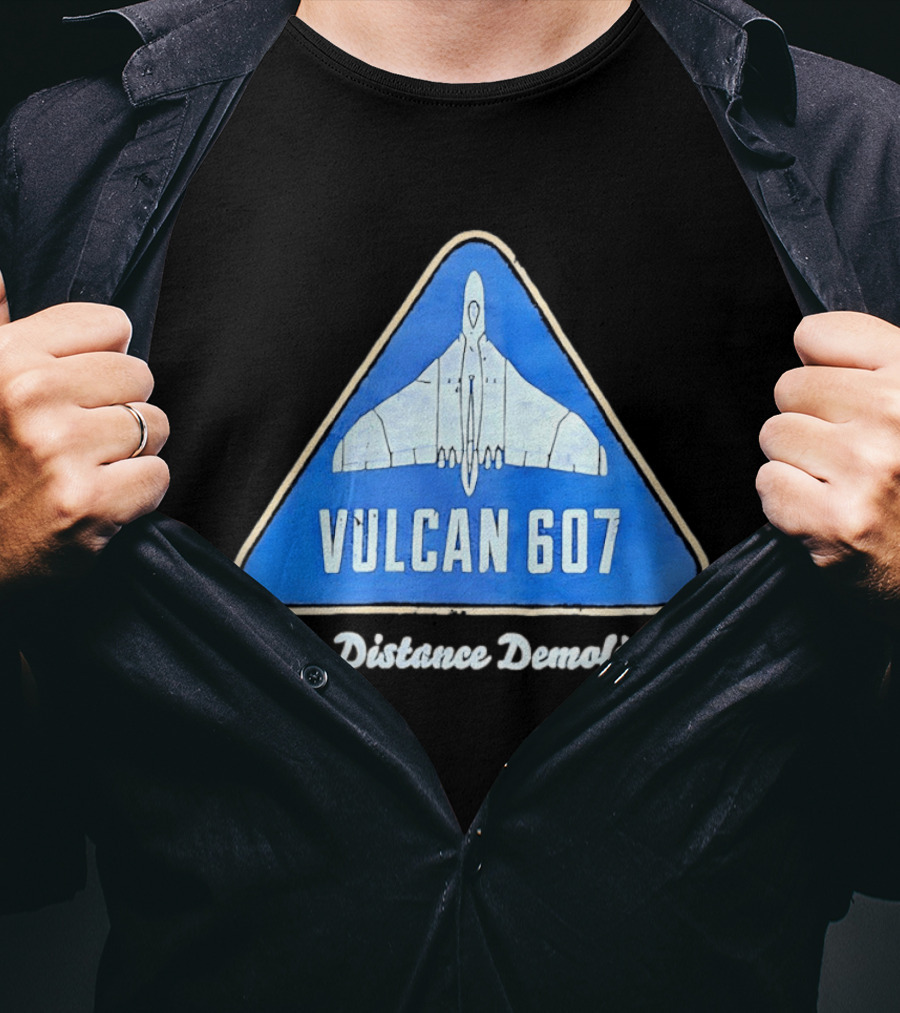 Vulcan 607 Long Distance Demolition Vintage Distressed T-Shirt