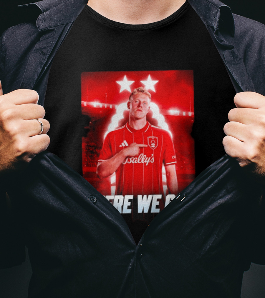 Xaver Schlager Nottingham Forest Here We Go Soccer Edition T-Shirt