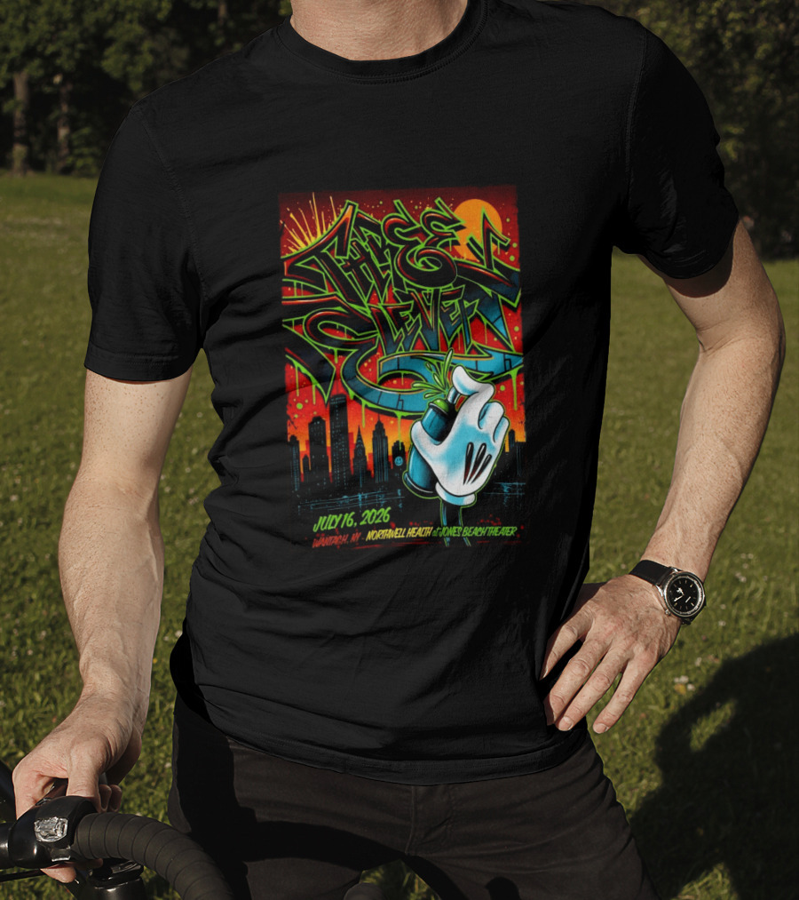 311 July 16 2026 Wantagh NY Northwell Health Jones Beach Theater Skyline Graffiti Hand Spray Can T-Shirt