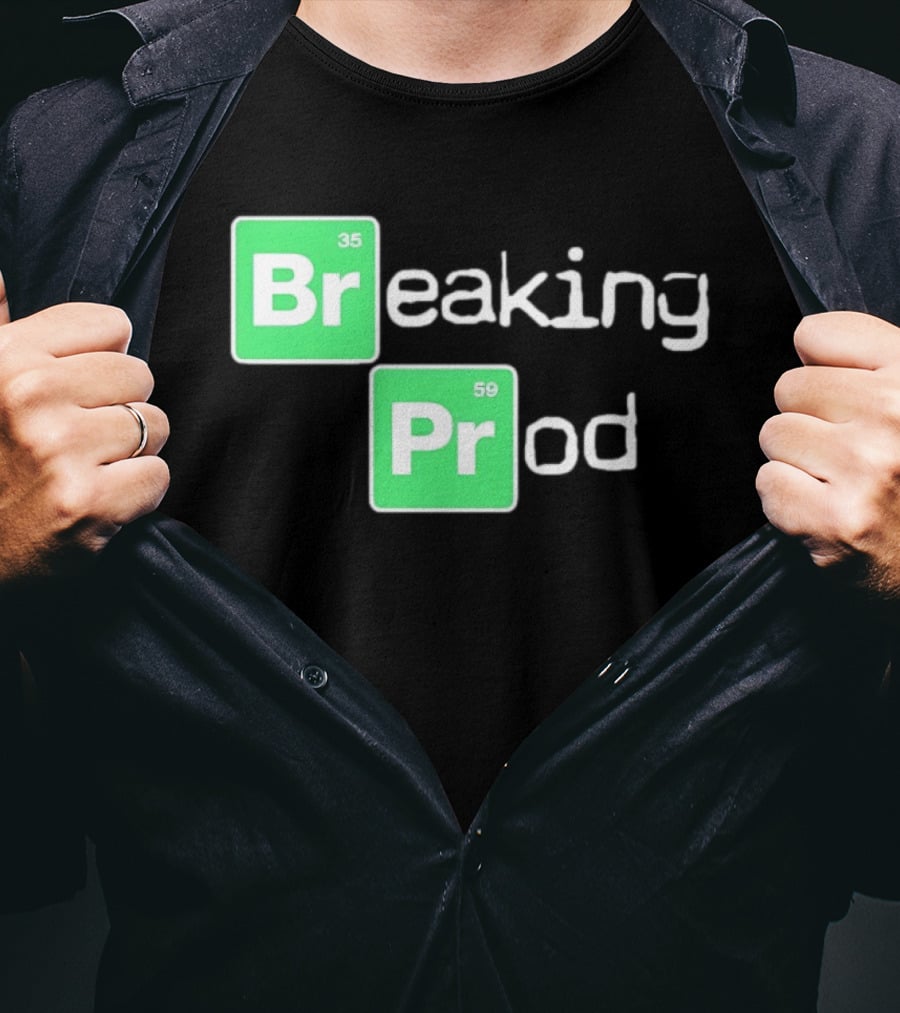 Breaking Prod 35 59 Chemistry T-Shirt