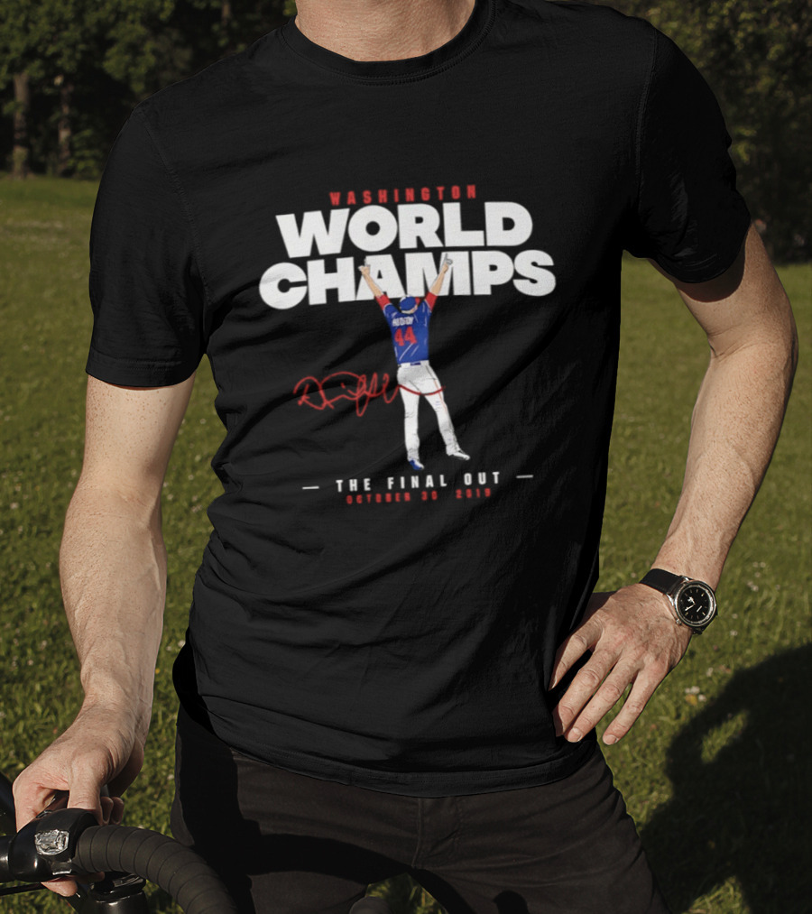 Washington World Champs Daniel Hudson The Final Out October 30 2019 T-Shirt