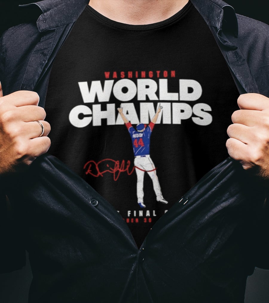Washington World Champs Daniel Hudson The Final Out October 30 2019 T-Shirt