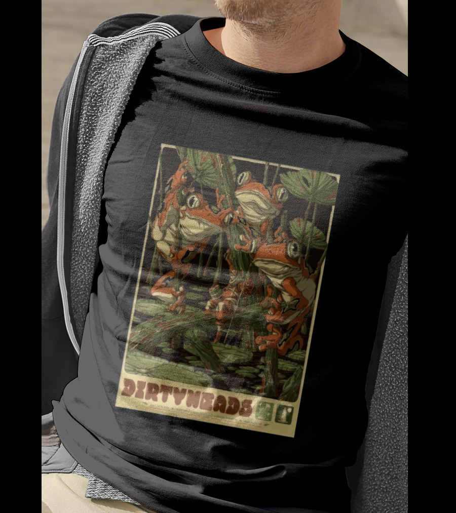 Dirty Heads July 18 2026 Adventure With Frogs Atlantic City NJ T-Shirt