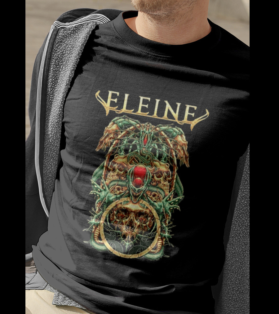 Eleine Symphonic Metal Band Skull And Serpent T-Shirt