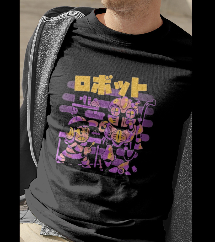 Fixing A Friend Sketchdemao Robot Workshop Japanese T-Shirt
