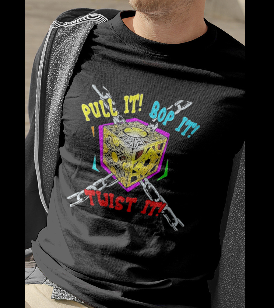 Lament Configuration Puzzle Box Pull It Bop It Twist It Chains Mashup T-Shirt