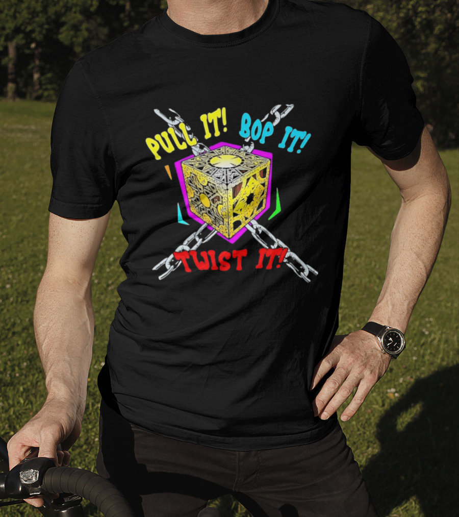 Lament Configuration Puzzle Box Pull It Bop It Twist It Chains Mashup T-Shirt