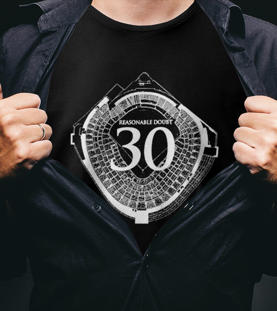 Jay Z Reasonable Doubt 30th Anniversary Yankee Stadium Concert Night 1 On July 10 2026 T-Shirt