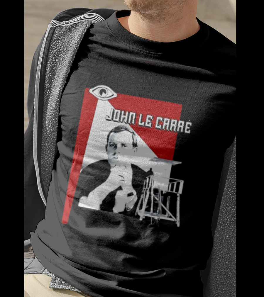 John Le Carré Spy Fiction Author Espionage Tower T-Shirt