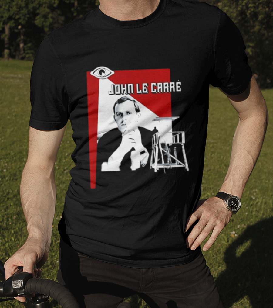 John Le Carré Spy Fiction Author Espionage Tower T-Shirt