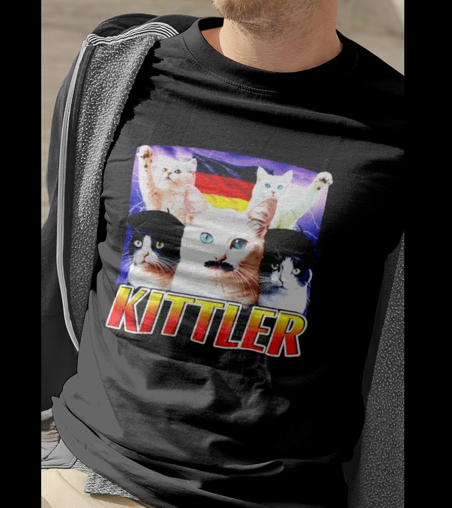 Kittler Cats With German Flag And Cats T-Shirt