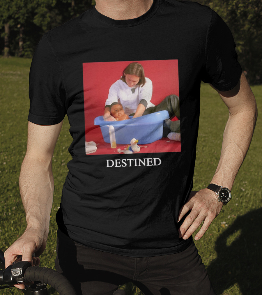 Lionel Messi Lamine Yamal Baby Bath Destined T-Shirt