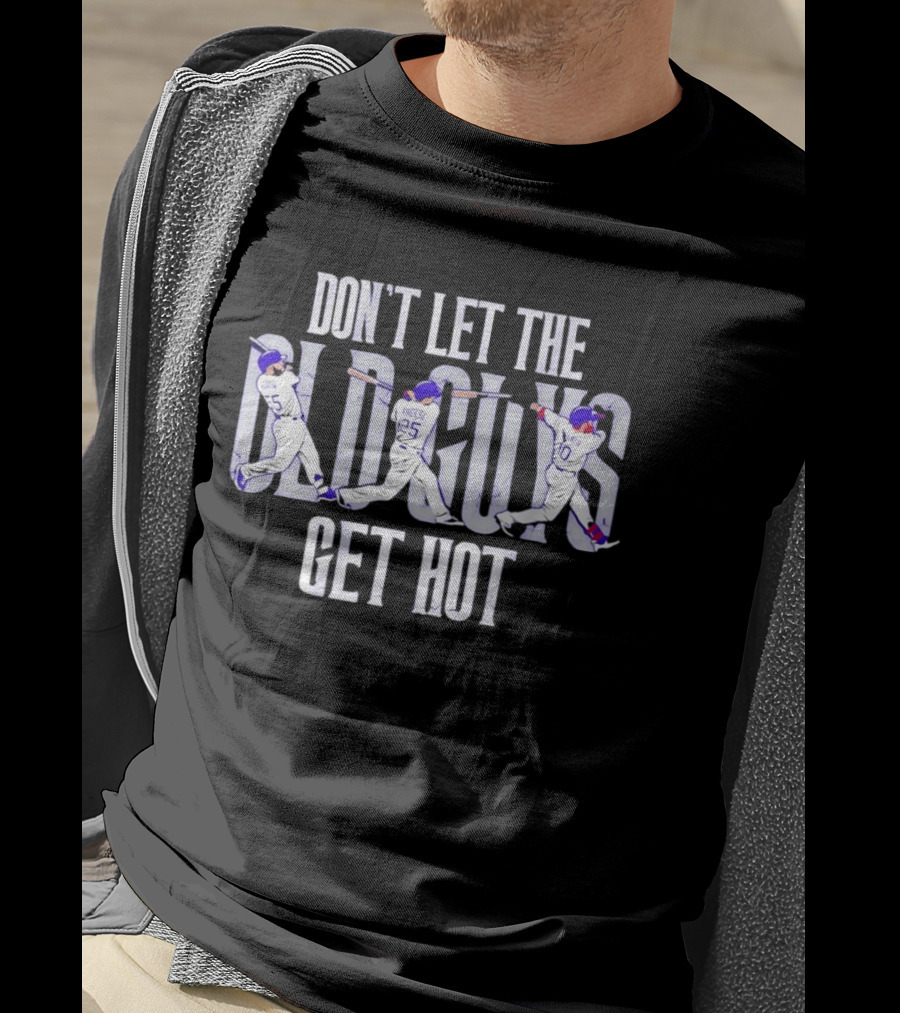 Los Angeles Dodgers David Freese Justin Turner Russell Martin Don't Let The Old Guys Get Hot T-Shirt