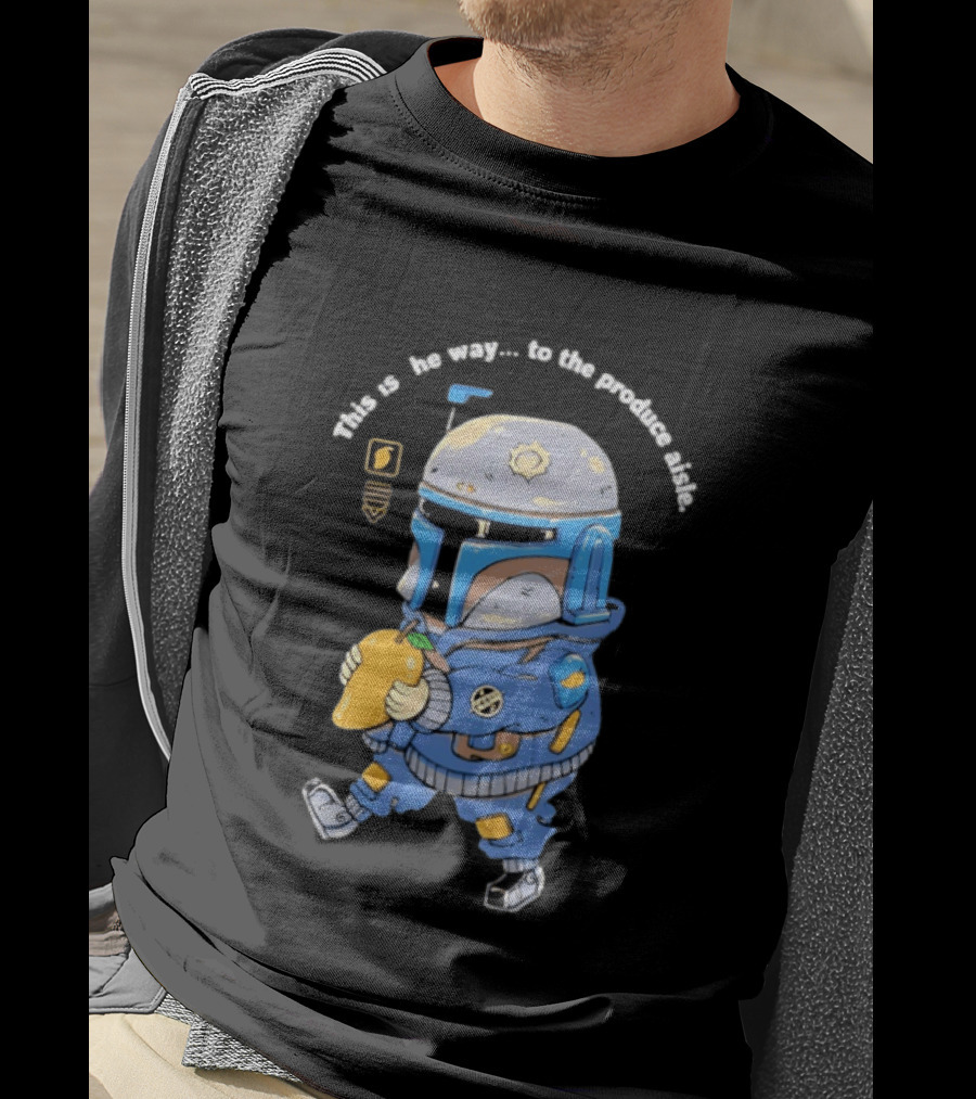 This Is The Way To The Produce Aisle Mandalorian Mango T-Shirt
