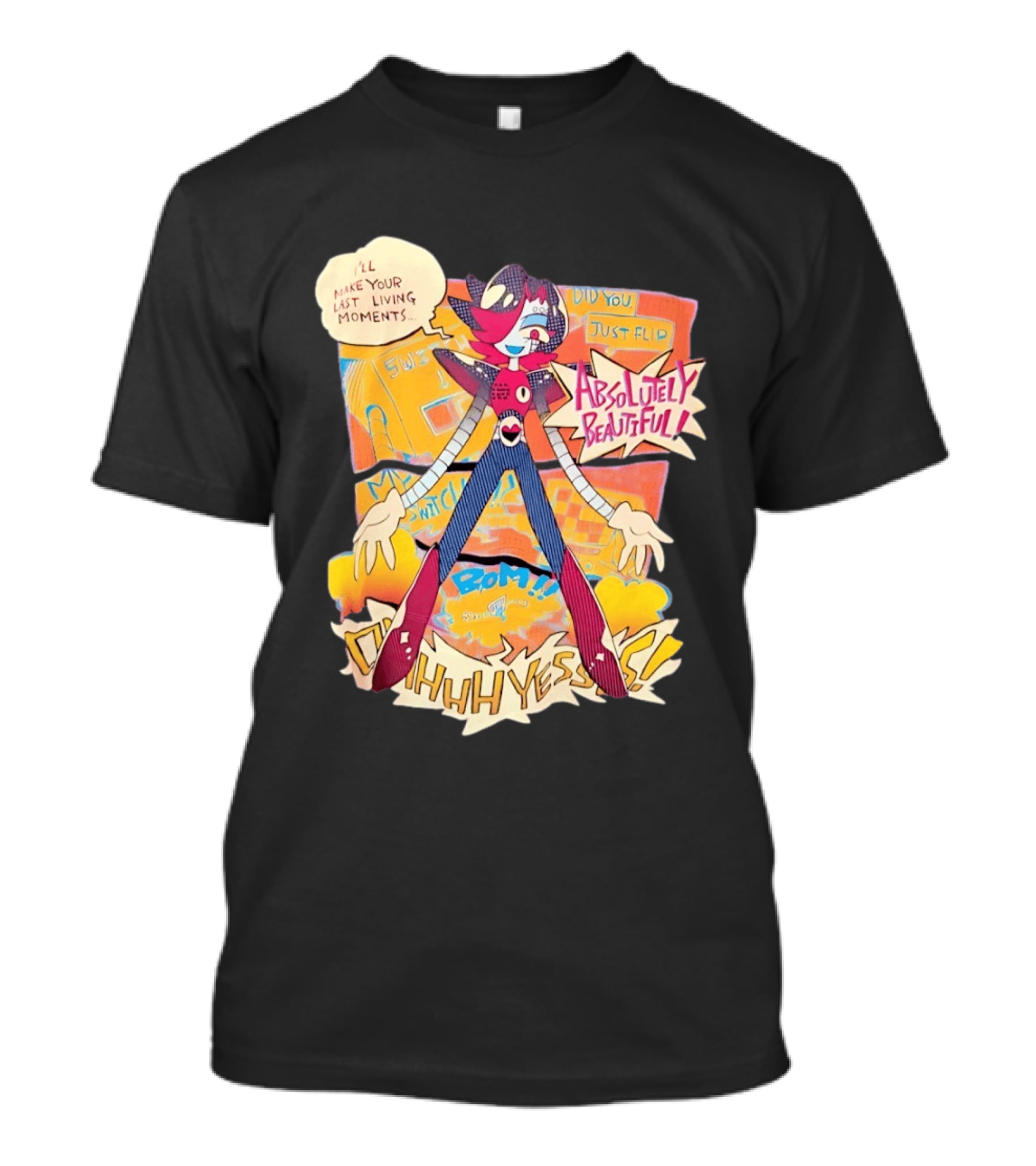 Mettaton Absolutely Beautiful Ohhhh Yesses Undertale Video Game T-Shirt