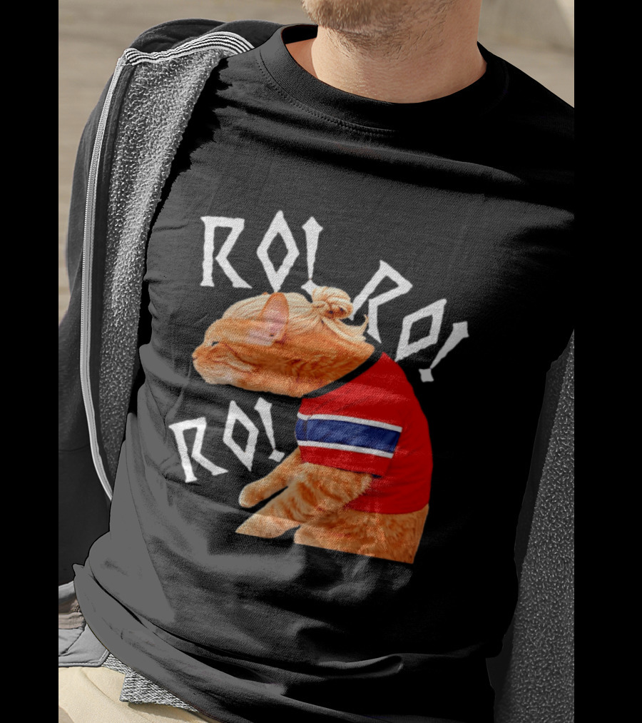 Ro Ro Ro Norwegian Cat El Michi Meme Norway T-Shirt