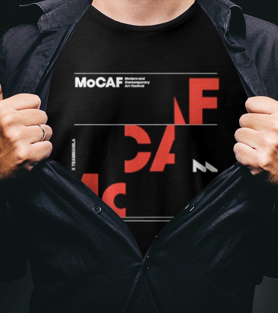 MoCAF Modern Contemporary Festival TeamManila Collaboration T-Shirt