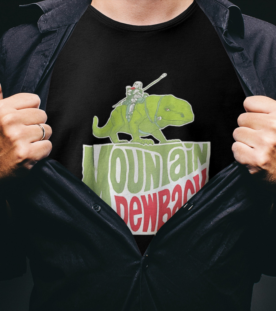 Mountain Dewback Star Wars Stormtrooper Riding Alien Creature T-Shirt