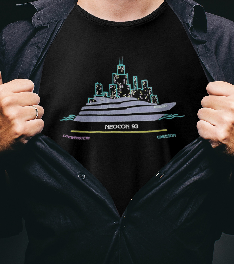 Neocon 93 Odyssey Gregson Loewenstein Chicago Skyline T-Shirt