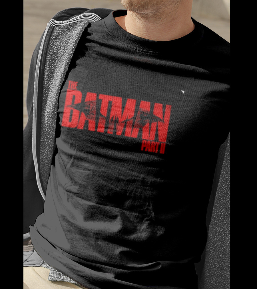 The Batman Part II DC Comics Bruce Wayne Red T-Shirt